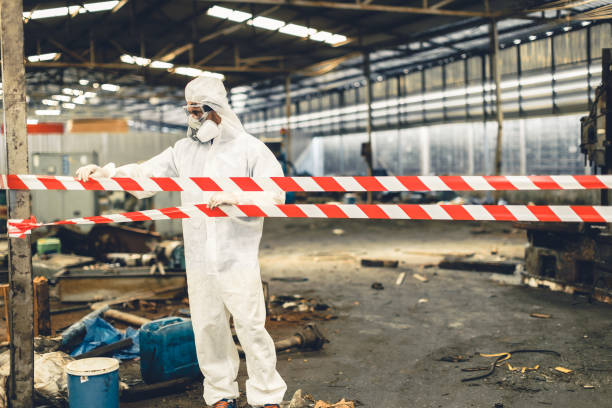 Professional Infectious Disease Decontamination technician working in Quincy, WA